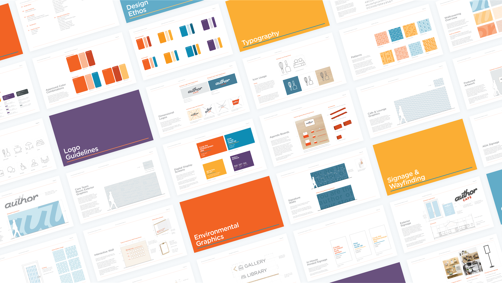 Graphics for Author Cafe